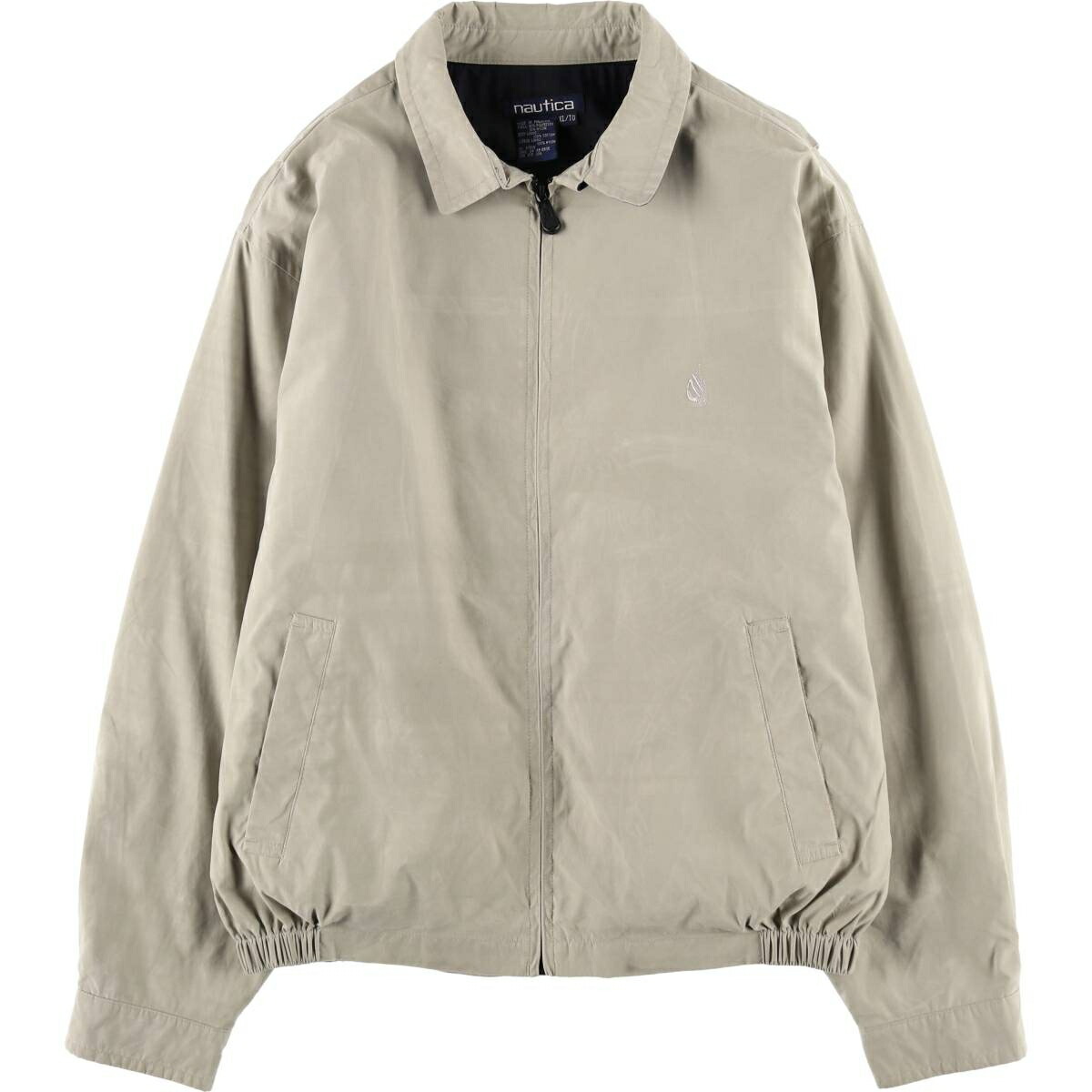 古着 90'S ノーティカ NAUTICA スイングトップ スポーツジャケット XL メンズXL相当 ヴィンテージ /eaa628305 【中古】 【260327】 ベージュ系 春秋冬