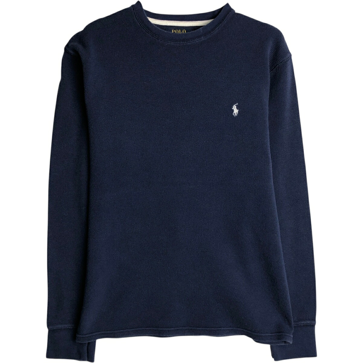 古着 ラルフローレン Ralph Lauren POLO RALPH LAUREN サーマルロンT ワッフル メンズM相当 /eaa628421 【中古】 【260328】 ネイビー系 春夏秋
