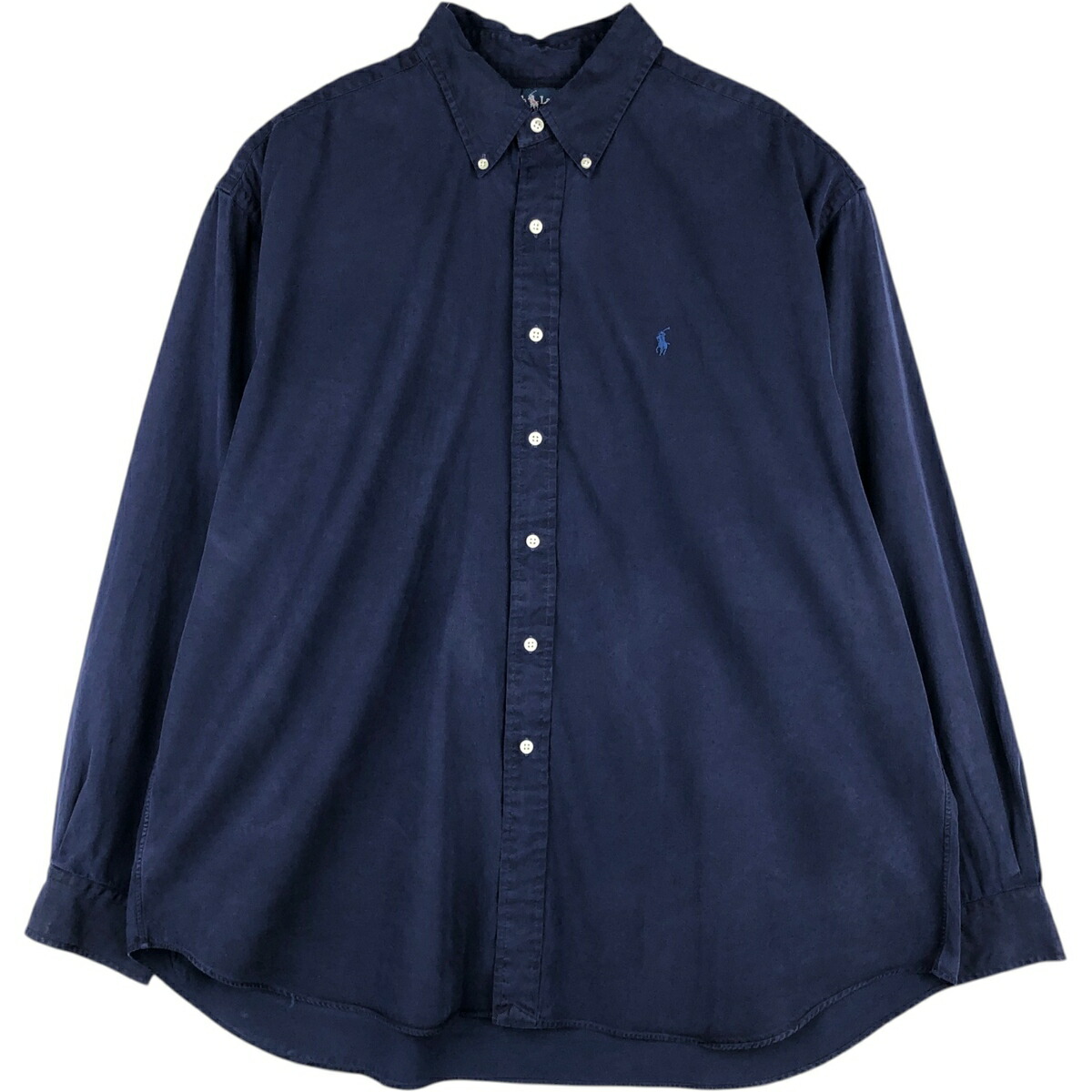 古着 ラルフローレン Ralph Lauren BLAKE シルク 長袖 ボタンダウンシャツ メンズXXL相当 /eaa628896 【中古】 【260406】 【GR-HP】