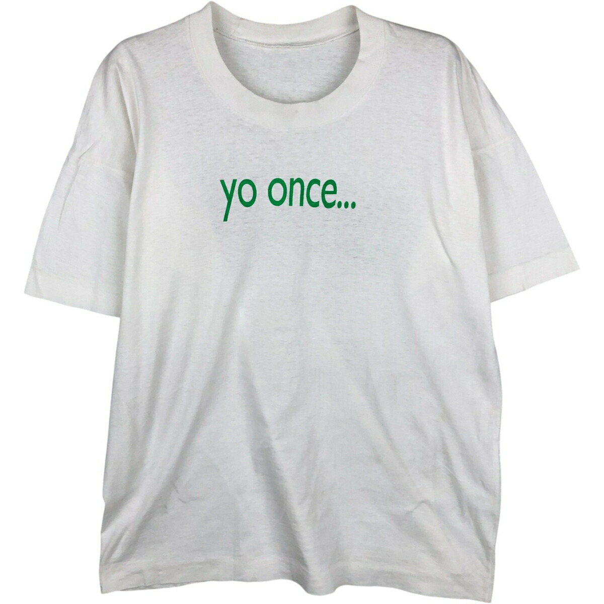 古着 90'S セビリア万博 スペイン盲人協会 ONCE プリントTシャツ レディースL相当 ヴィンテージ /eaa629189 【中古】 【260403】 【ADEL/アデル】