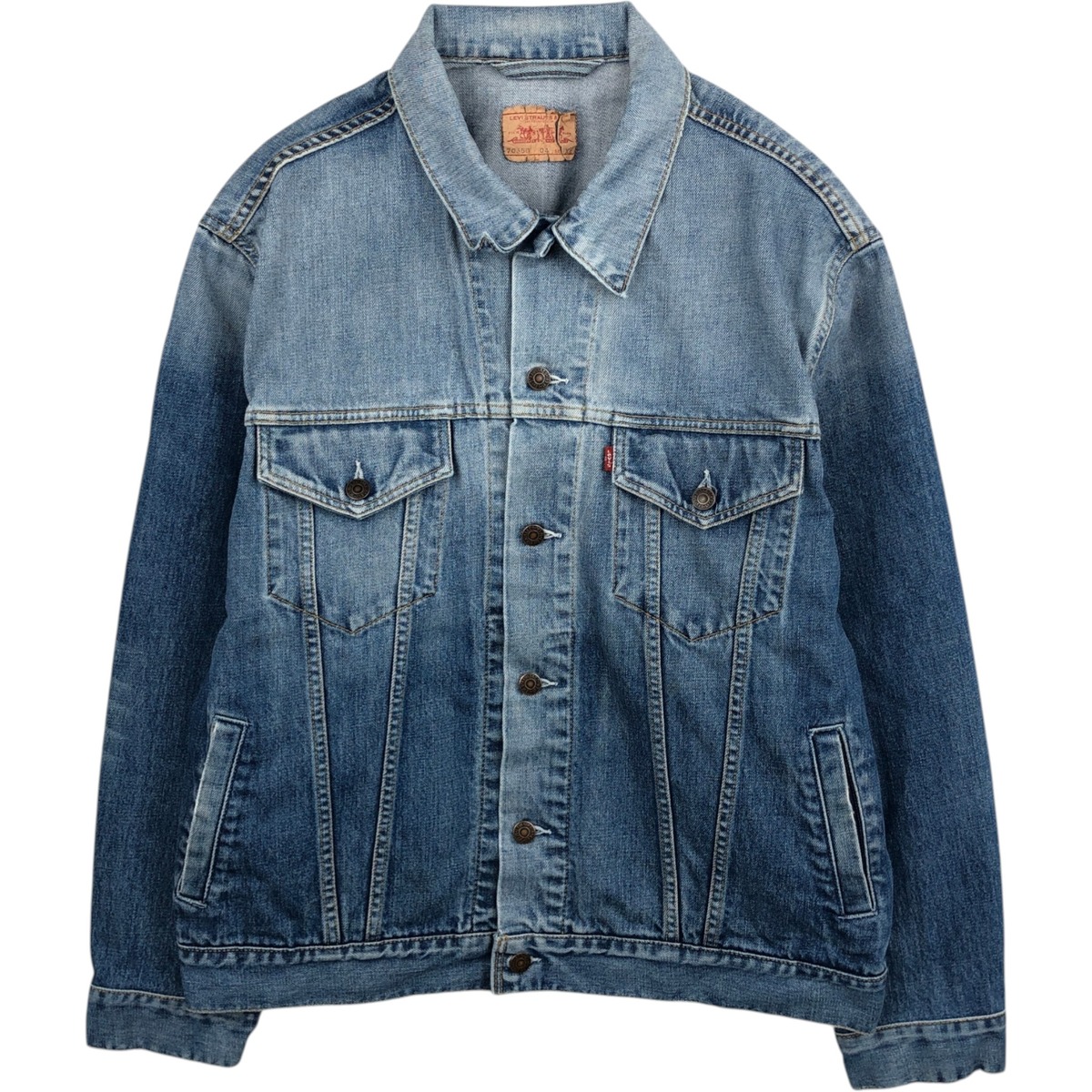 古着 00'S リーバイス Levi's 70550-0487 ユーロモデル デニムジャケット Gジャン メンズXL相当 /eaa629351 【中古】 【260402】｜古着屋JAM