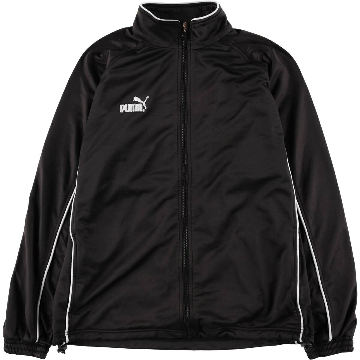 古着 90~00'S プーマ PUMA ジャージ トラックジャケット メンズL相当 ヴィンテージ /eaa629401 【中古】 【260331】 ブラック系 春秋冬
