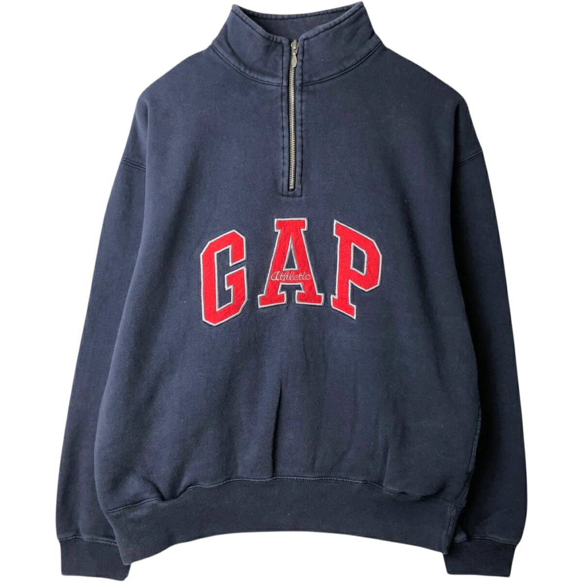 古着 90'S ギャップ GAP オールドギャップ ハーフジップスウェットシャツ トレーナー メンズM相当 ヴィンテージ /eaa629578 【中古】 【260401】 ネイビー系 春夏秋冬 8,628円