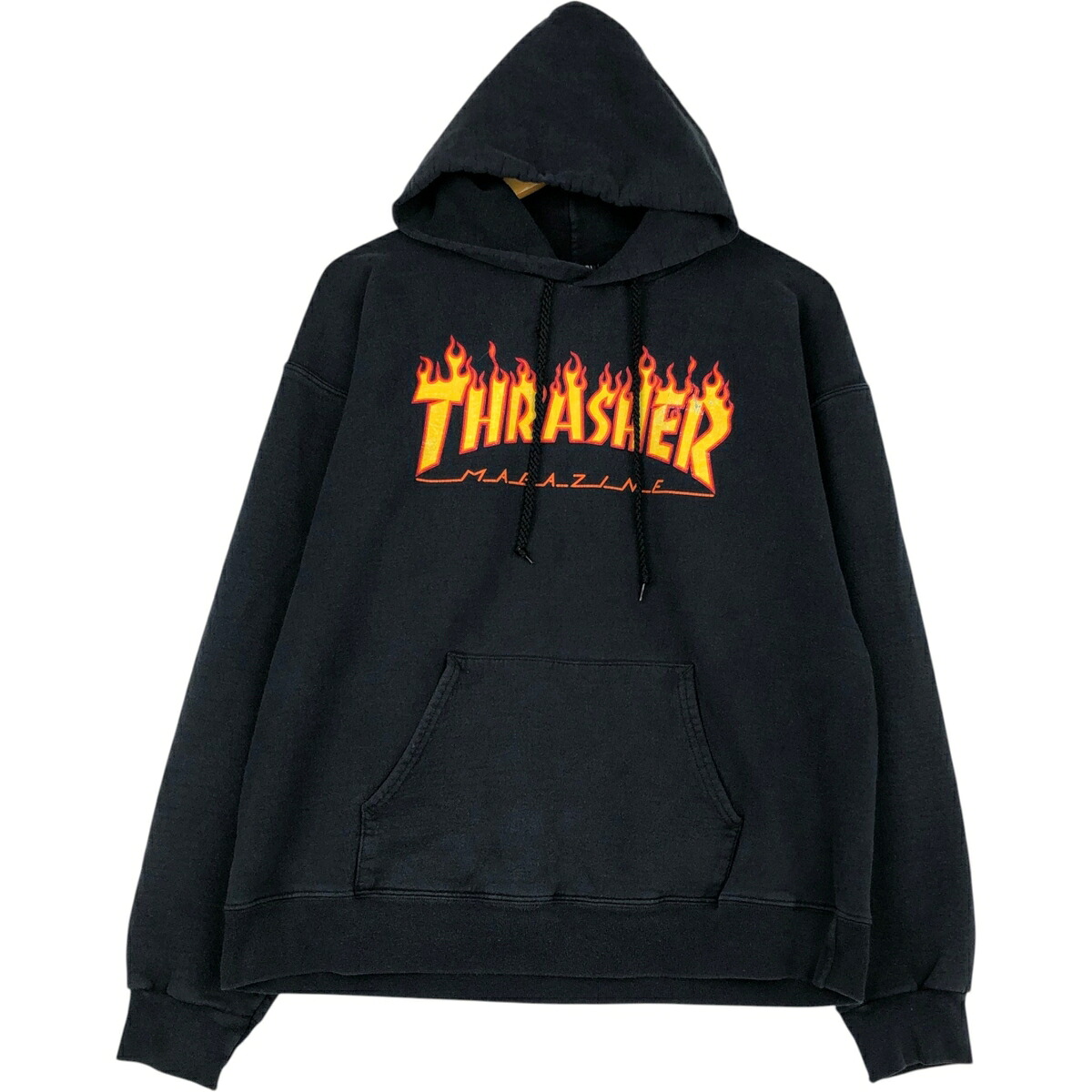 古着 スラッシャー THRASHER ファイヤーパターン スウェットプルオーバーパーカー メンズM相当 /eaa629592 【中古】 【260410】