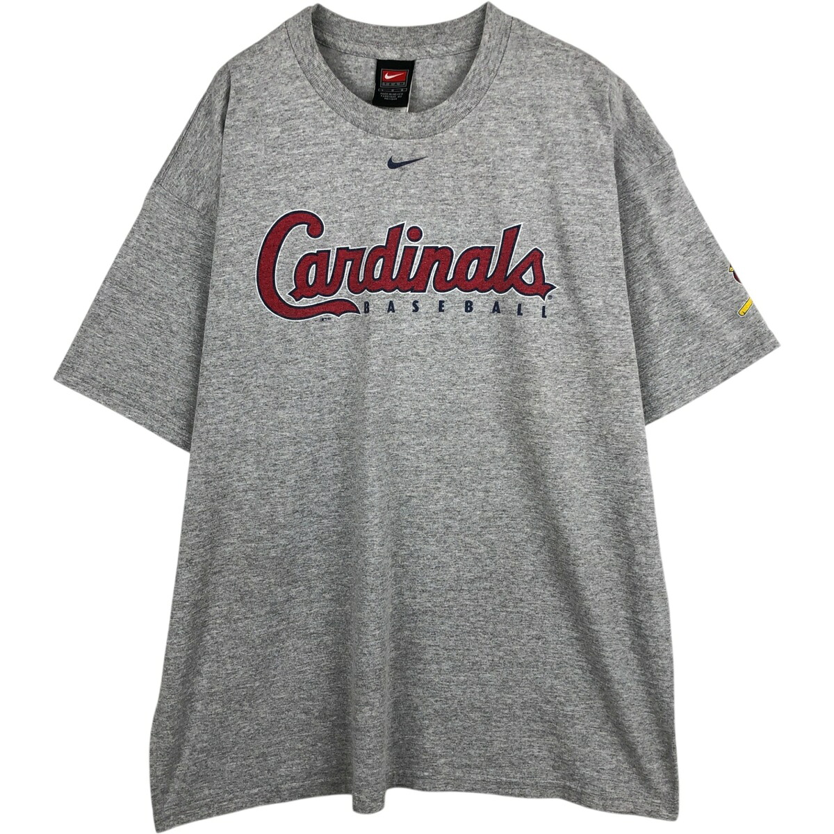 古着 ナイキ NIKE TEAM MLB ST. LOUIS CARDINALS セントルイスカージナルス ロゴプリントTシャツ メンズL相当 ヴィンテージ /eaa629712 【中古】 【260405】 グレー系 春夏秋