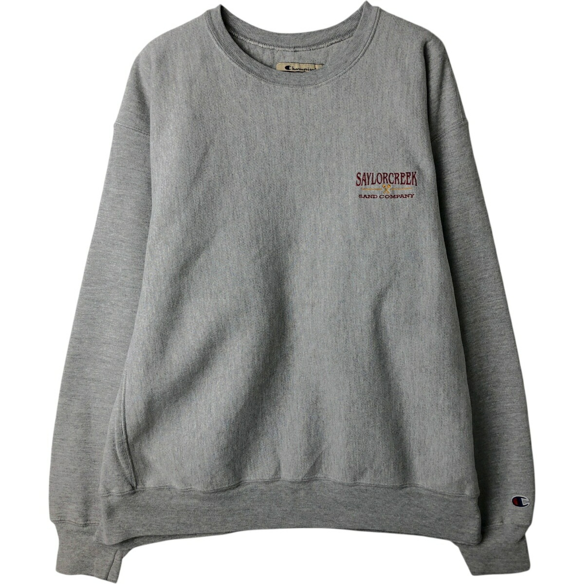 古着 チャンピオン Champion PREMIUM REVERSE WEAVE プレミアムリバースウィーブ アドバタイジング スウェットシャツ トレーナー メンズXL相当 /eaa629850 【中古】 【260403】