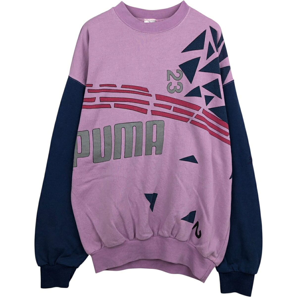 古着 プーマ PUMA クレイジーパターン ロゴスウェットシャツ トレーナー メンズL相当 /eaa630123 【中古】 【260403】｜古着屋JAM