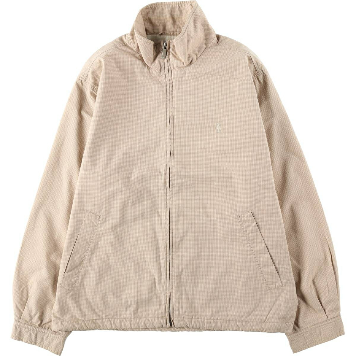 古着 ラルフローレン Ralph Lauren POLO GOLF ポロゴルフ 千鳥格子柄 コットンジャケット メンズM相当 /eaa630220 【中古】 【260417】