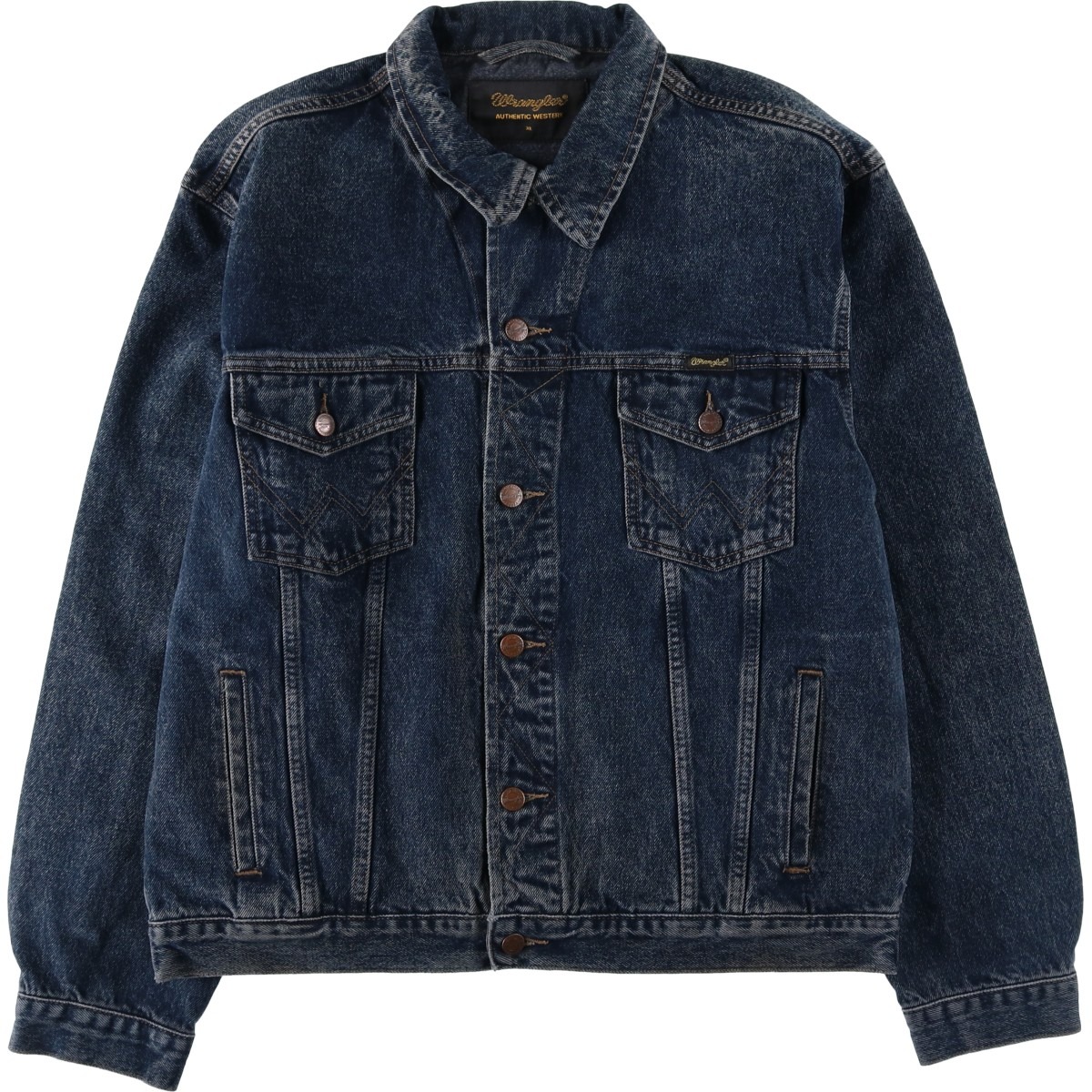 古着 ラングラー Wrangler AUTHENTIC WESTERN デニムジャケット Gジャン メンズXL相当 /eaa630362 【中古】 【260410】