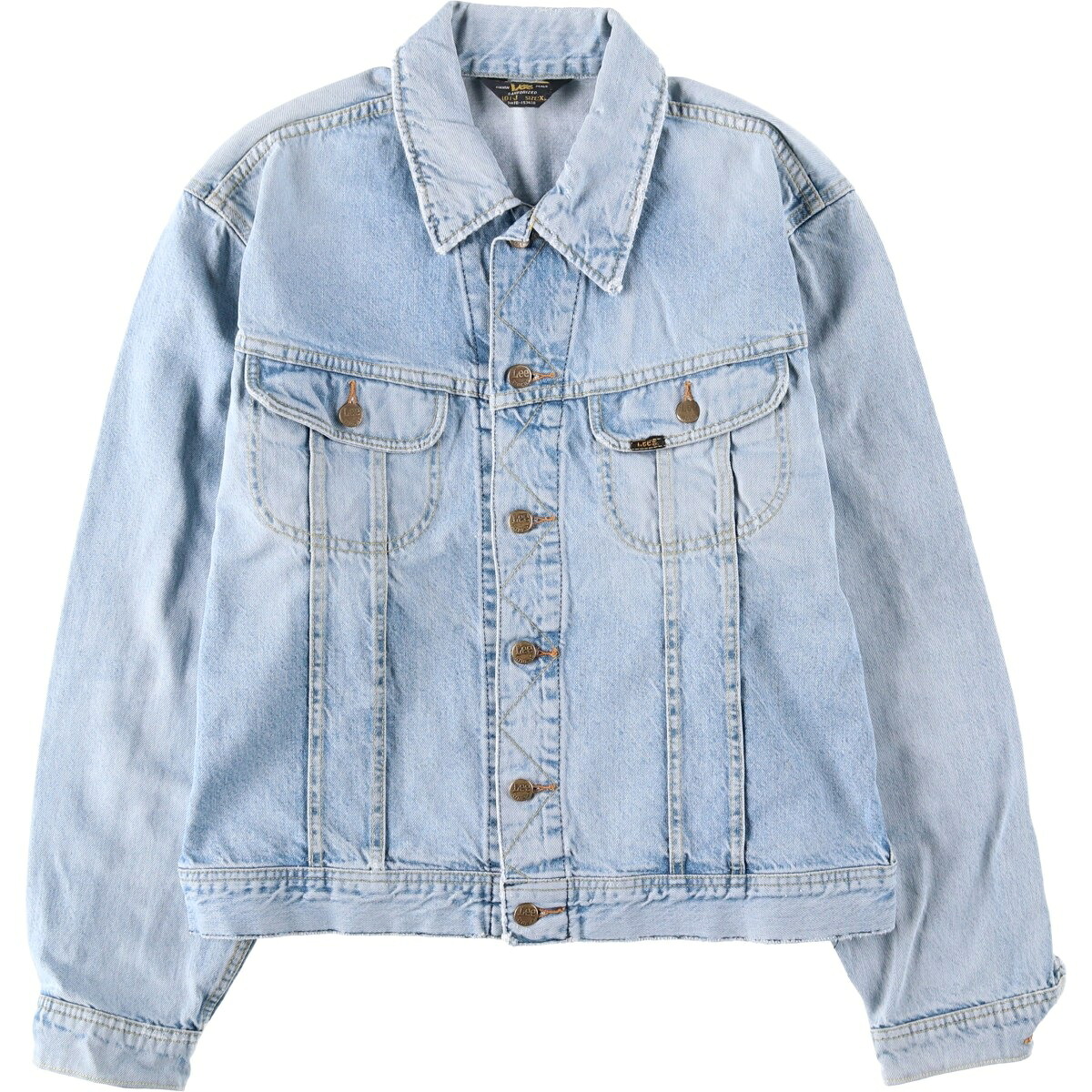 古着 リー Lee SLIM JACKET デニムジャケット Gジャン メンズXL相当 /eaa630367 【中古】 【260410】｜古着屋JAM