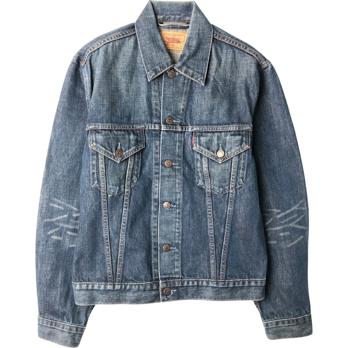 古着 00'S リーバイス Levi's 70500-0474 ユーロモデル デニムジャケット Gジャン メンズL相当 /eaa630388 【中古】 【260405】 ブルー系 春秋冬