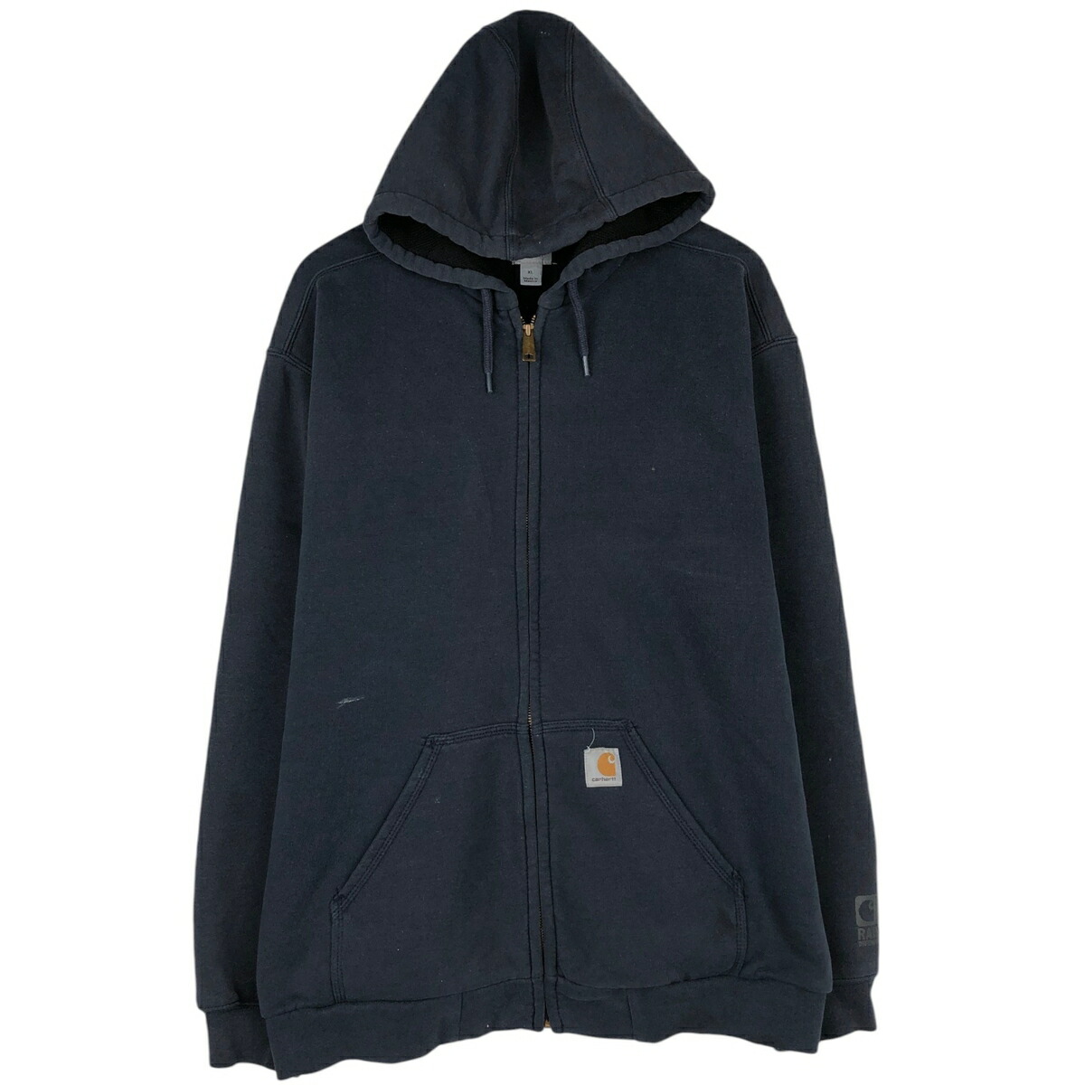 古着 カーハート Carhartt RAIN DEFENDER レインディフェンダー スウェットフルジップパーカー メンズXL相当 /eaa630468 【中古】 【260411】