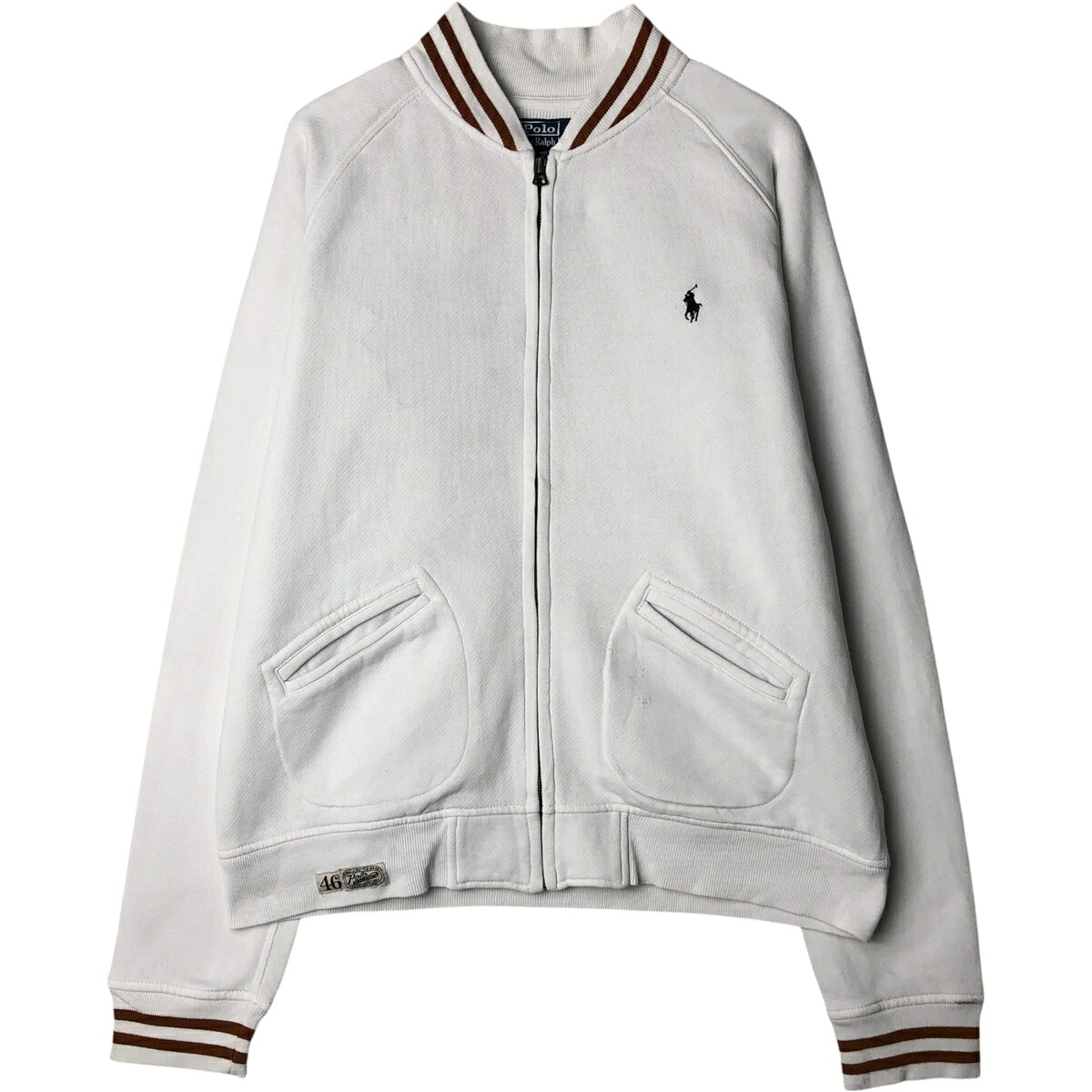 古着 ラルフローレン Ralph Lauren POLO by Ralph Lauren フルジップスウェットシャツ トレーナー メンズL相当 /eaa630476 【中古】 【260406】｜古着屋JAM