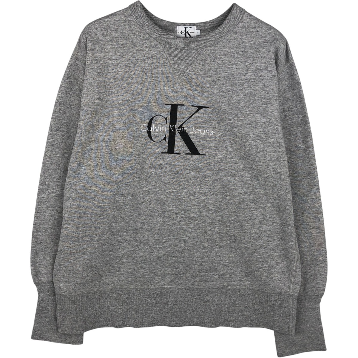 古着 カルバンクライン Calvin klein USA製 メンズS相当 クルーネック(丸首) /eaa630489 【中古】 【260405】 グレー系 春夏秋冬