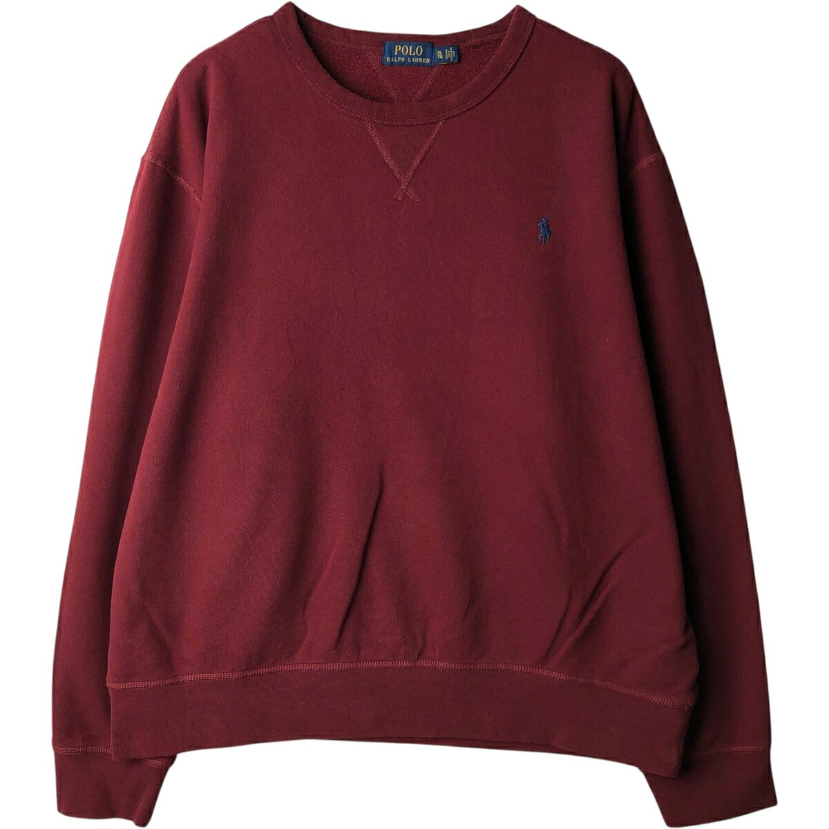 古着 ラルフローレン Ralph Lauren POLO RALPH LAUREN ワンポイントロゴスウェットシャツ トレーナー メンズXL相当 /eaa630501 【中古】 【260405】 レッド系 春夏秋冬