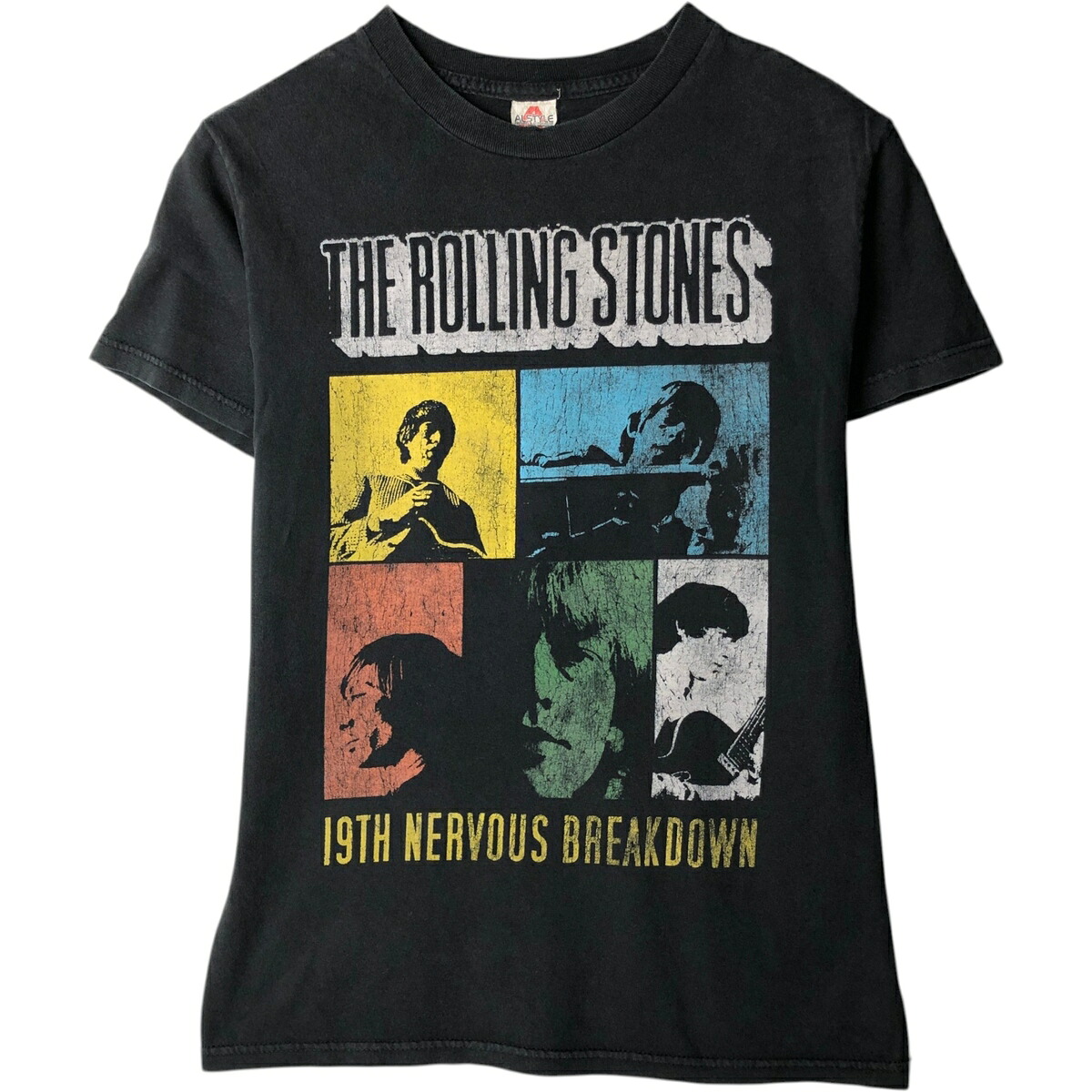 古着 アルスタイル ALSTYLE The Rolling Stones ローリングストーンズ バンドTシャツ バンT メンズS相当 /eaa630767 【中古】 【260405】 ブラック系 春夏秋