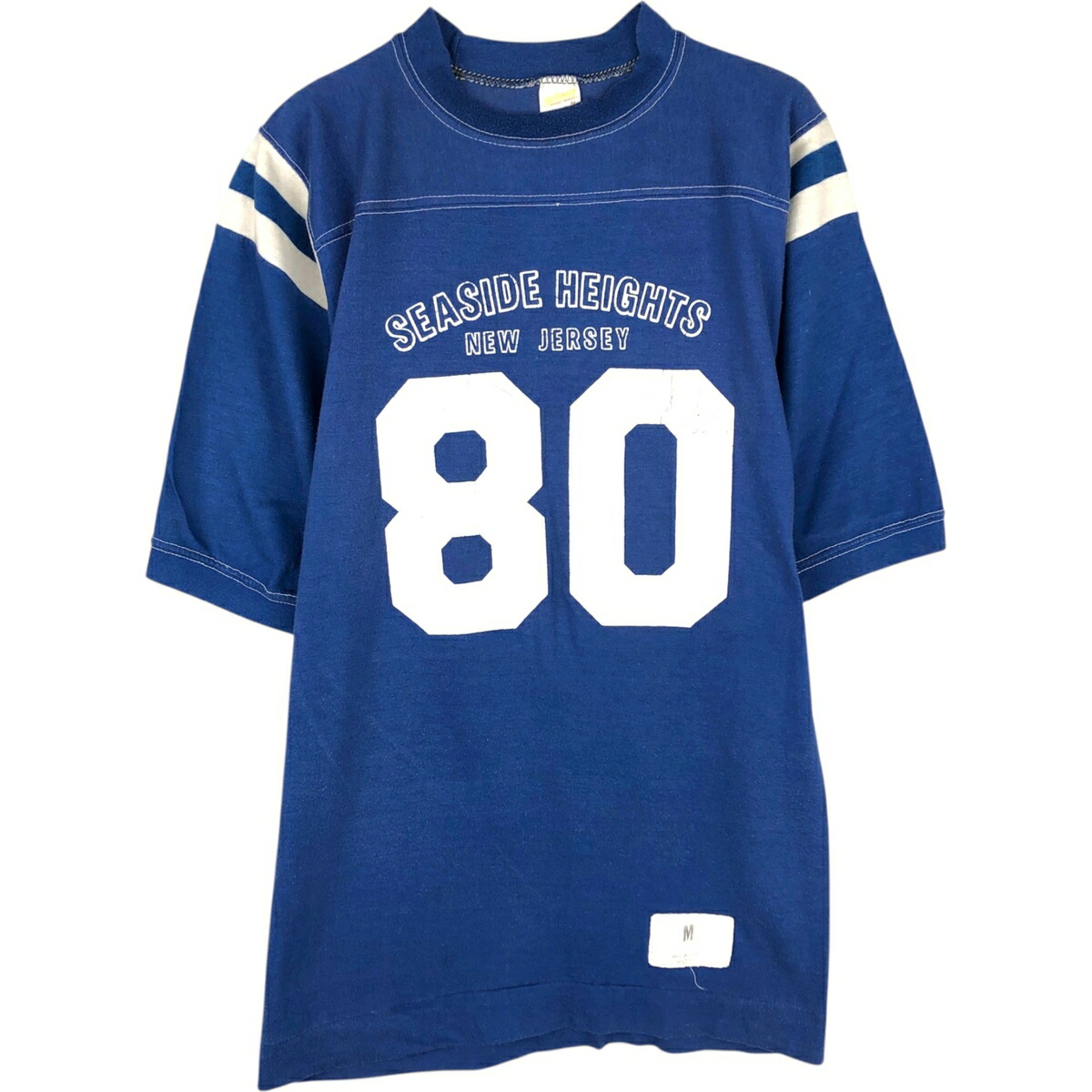 古着 80'S SPORTSWEAR フットボール五分袖Tシャツ USA製 メンズM相当 ヴィンテージ /eaa630809 【中古】 【260404】