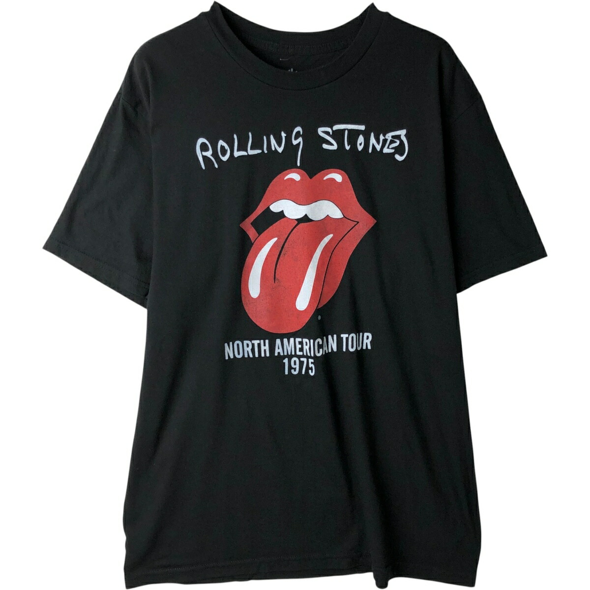 古着 THE ROLLING STONES ザローリングストーンズ バンドTシャツ バンT メンズXL相当 /eaa630988 【中古】 【260405】 ブラック系 春夏秋