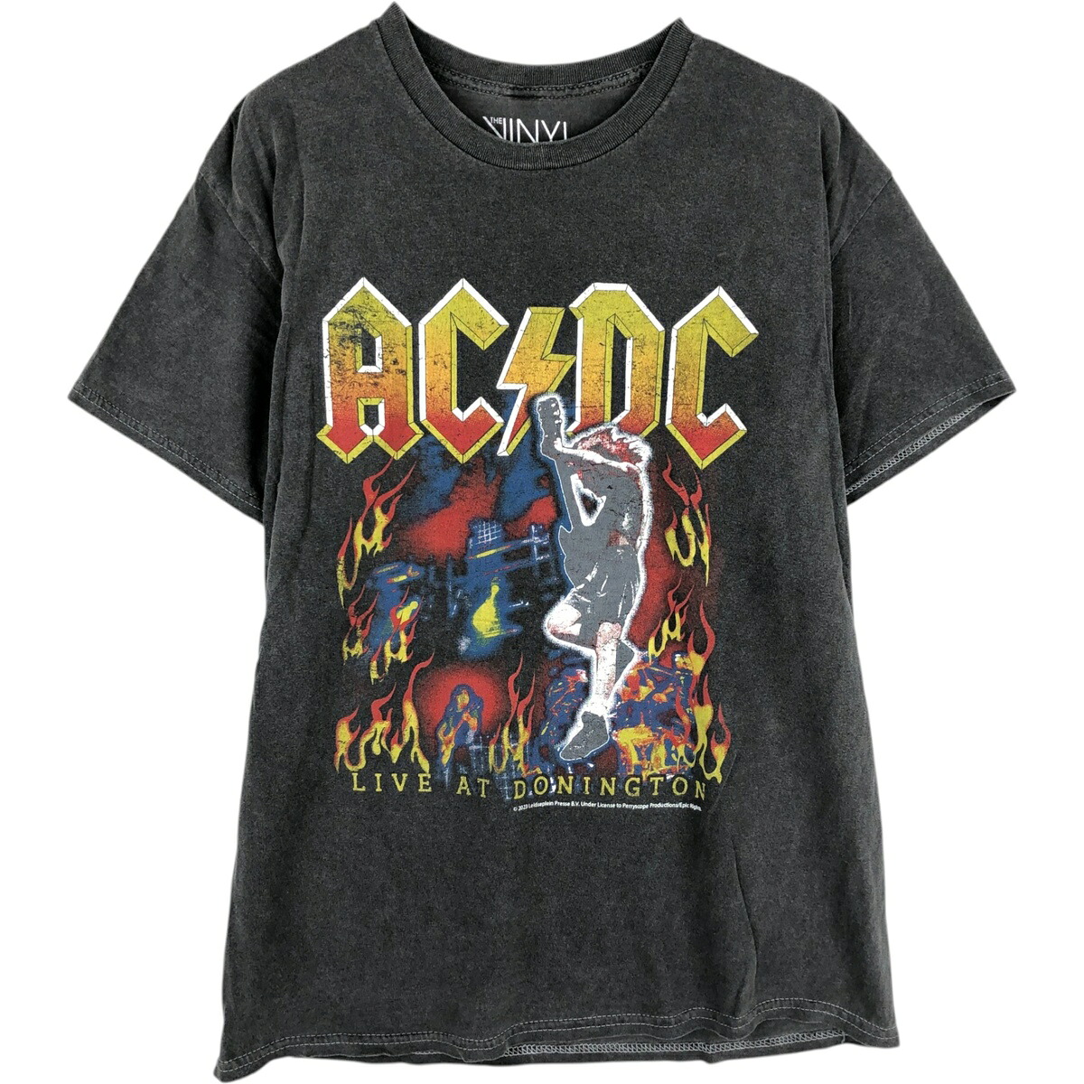 古着 VINYL ICONS AC/DC エーシーディーシー バンドTシャツ バンT メンズM相当 /eaa631015 【中古】 【260405】 春夏秋