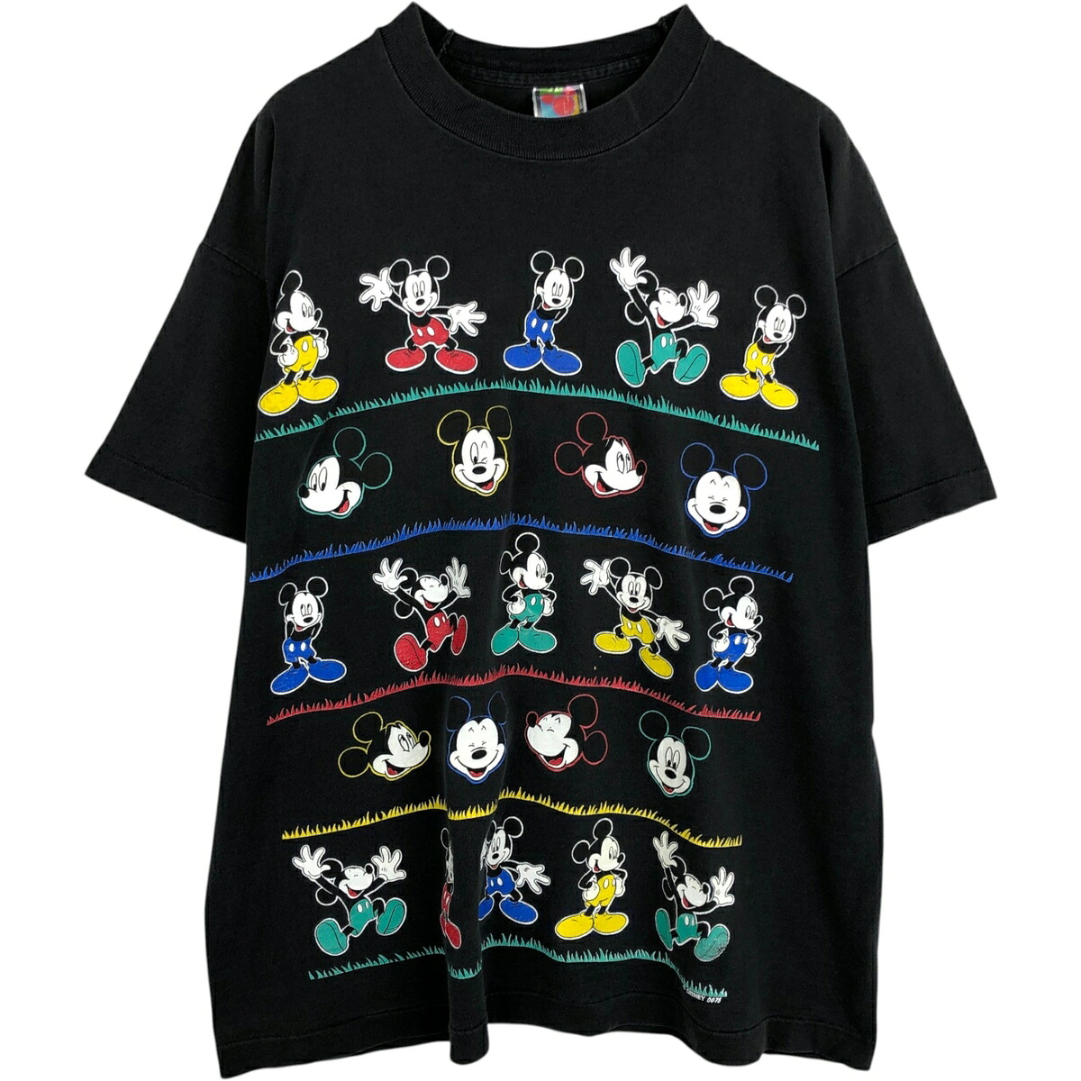 古着 MICKEY UNLIMTED MICKEY MOUSE ミッキーマウス キャラクタープリントTシャツ USA製 メンズXL相当 /eaa631540 【中古】 【260408】
