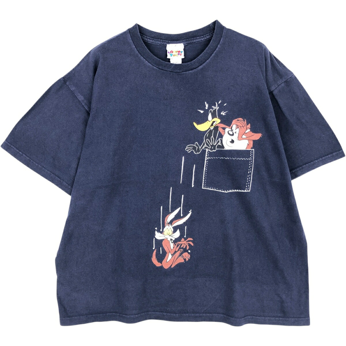 古着 90'S LOONEY TUNES ルーニーテューンズ キャラクタープリントTシャツ メンズL相当 ヴィンテージ /eaa631554 【中古】 【260408】