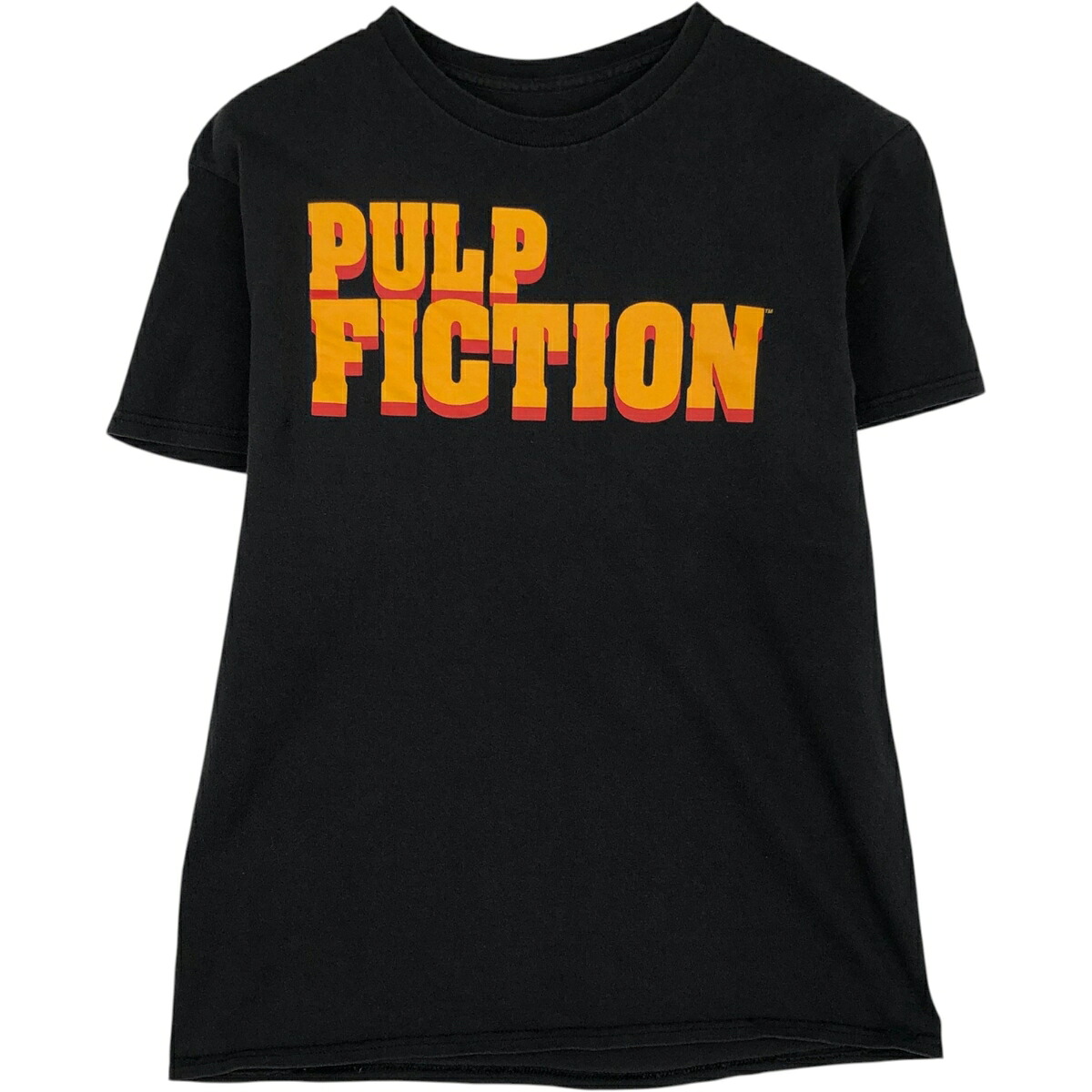 古着 PULP FICTION パルプフィクション 映画 ムービーTシャツ メンズM相当 /eaa631644 【中古】 【260408】 ブラック系 春夏秋
