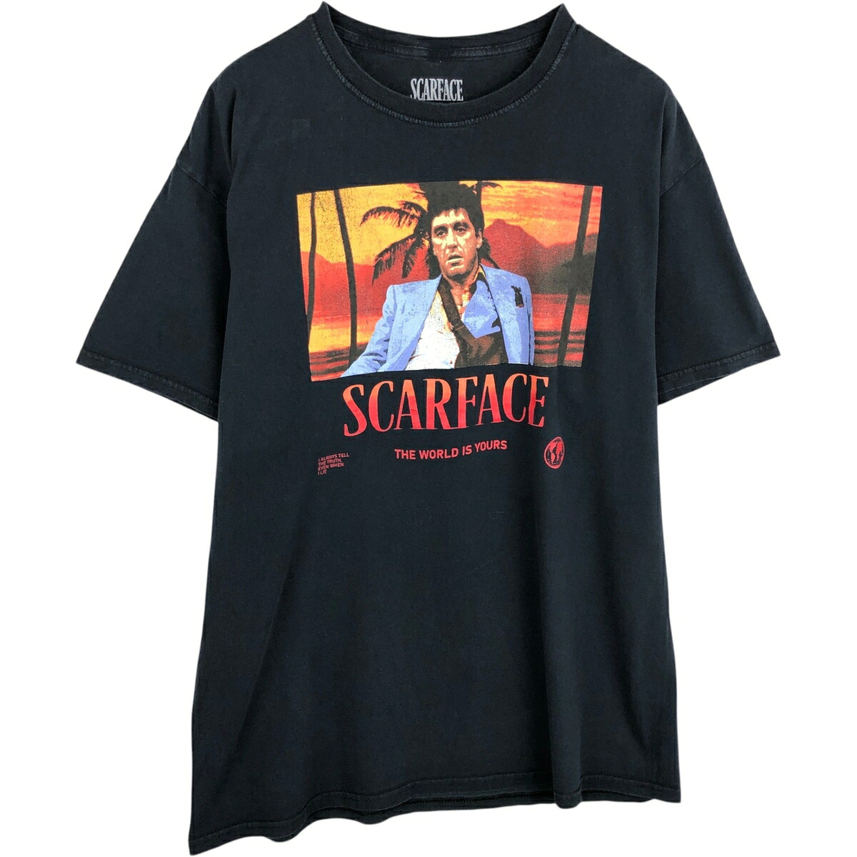 古着 Scarface スカーフェイス 映画 ムービーTシャツ メンズL相当 /eaa631715 【中古】 【260407】