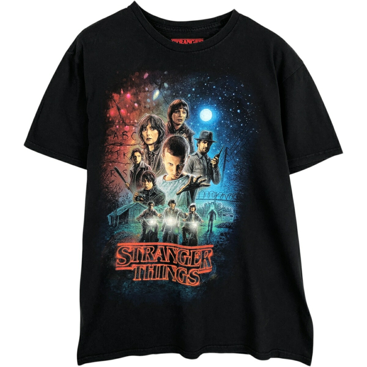 古着 STRANGER THINGS ストレンジャーシングス 映画 ムービーTシャツ メンズL相当 /eaa631720 【中古】 【260407】