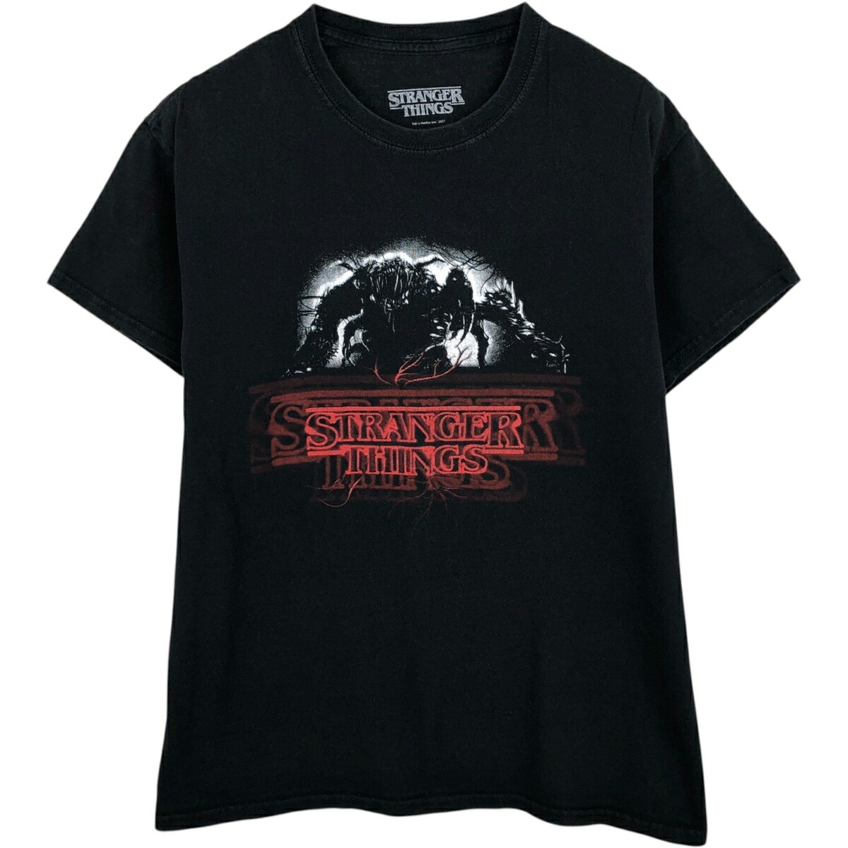 古着 STRANGER THINGS ストレンジャーシングス 映画 ムービーTシャツ メンズM相当 /eaa631742 【中古】 【260410】