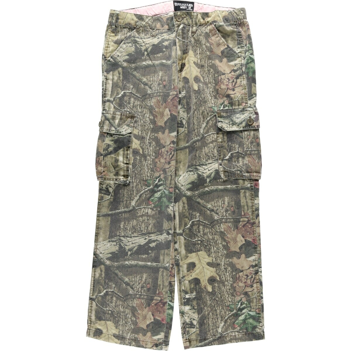 古着 MOSSY OAK BREAK-UP INFINITY 迷彩柄 リアルツリーカモ カーゴパンツ レディースXL(w33)相当 /eaa631802 【中古】 【260406】｜古着屋JAM