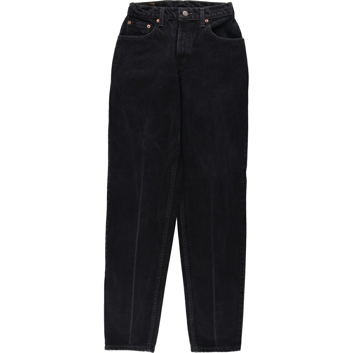 古着 90'S リーバイス Levi's 550 RELAXED FIT TAPERED LEG 10550-0260 ブラックデニム テーパードデニムパンツ レディースM(w26)相当 ヴィンテージ /eaa631805 【中古】 【260406】 【ADEL/アデル】｜古着屋JAM
