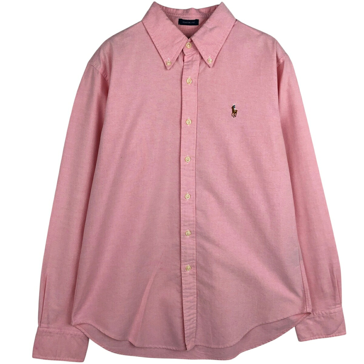 古着 ラルフローレン Ralph Lauren CLASSIC FIT クラシックフィット 長袖 ボタンダウンシャツ レディースM相当 /eaa631825 【中古】 【260406】 【ADEL/アデル】