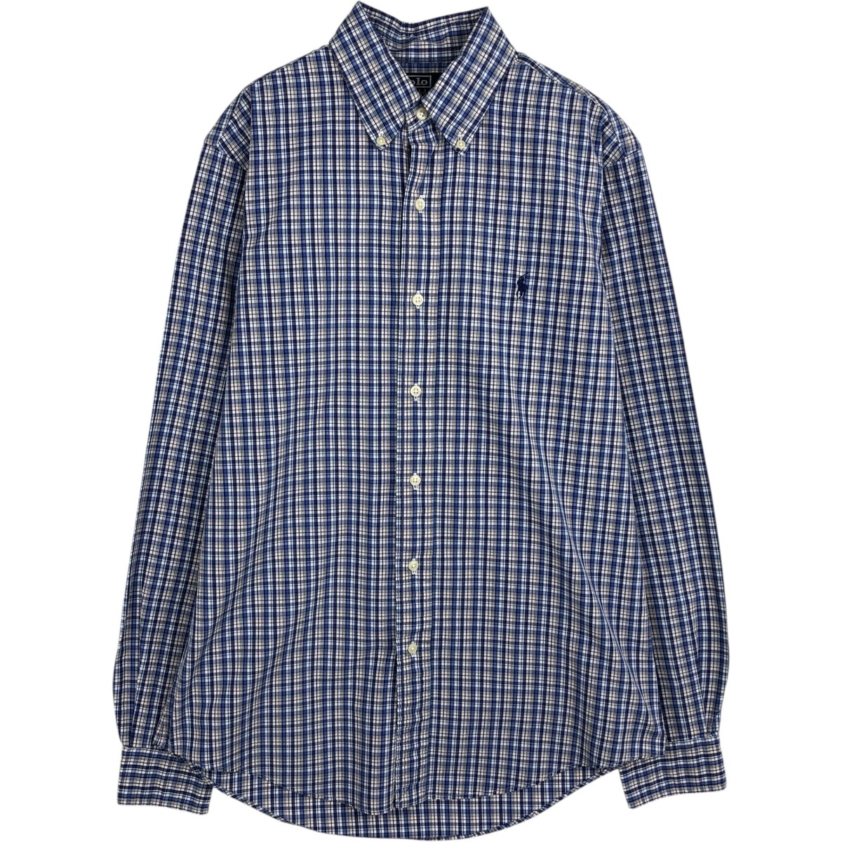 古着 ラルフローレン Ralph Lauren POLO by Ralph Lauren CUSTOM FIT 長袖 ボタンダウンチェックシャツ レディースS相当 /eaa631832 【中古】 【260406】 【ADEL/アデル】｜古着屋JAM