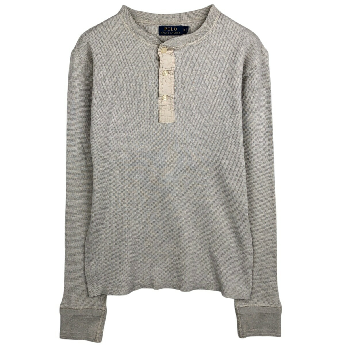古着 ラルフローレン Ralph Lauren POLO RALPH LAUREN ヘンリーネック サーマルロンT ハニカム メンズS相当 /eaa632157 【中古】 【260410】