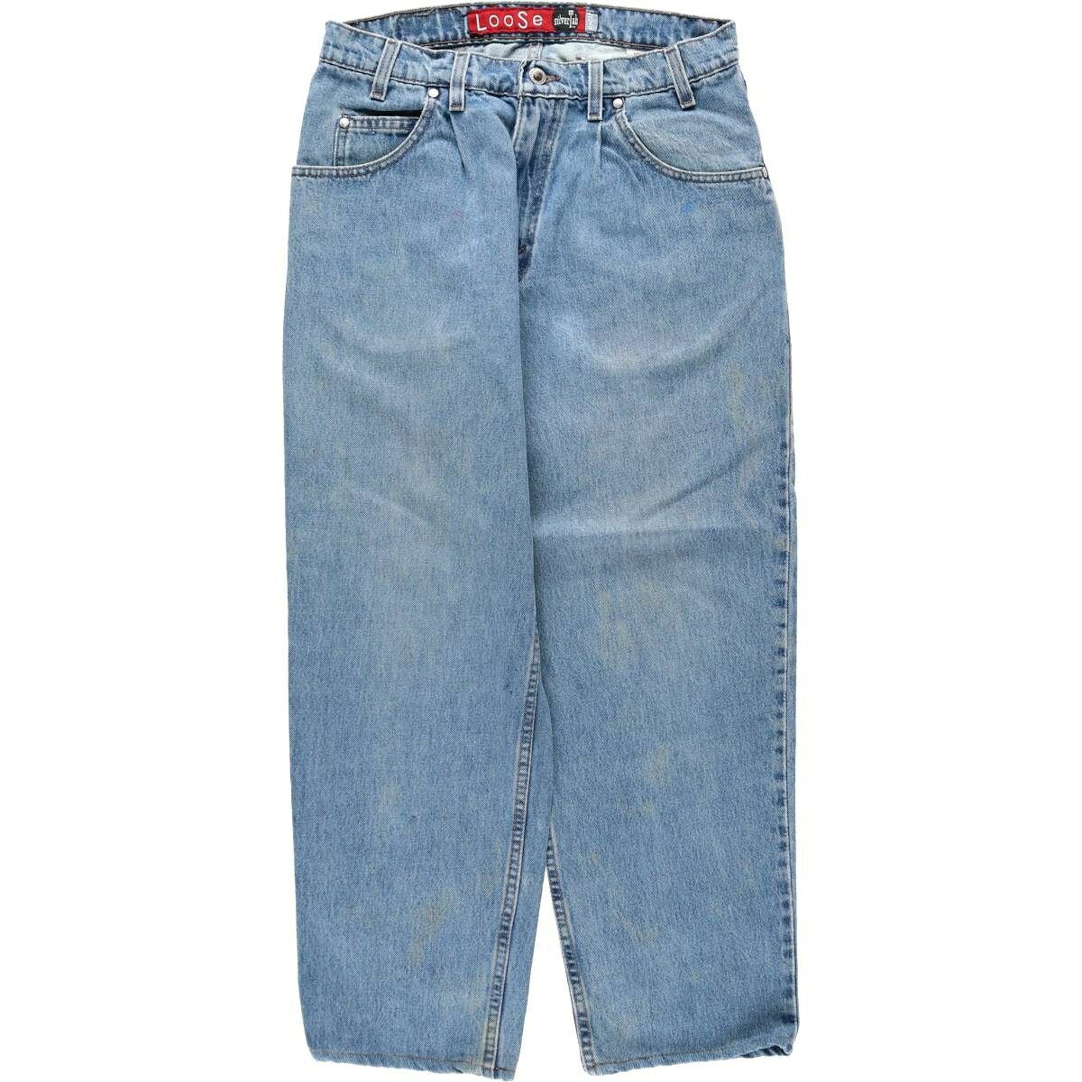 古着 90'S リーバイス Levi's SILVER TAB シルバータブ LOOSE ルーズ テーパードデニムパンツ USA製 メンズw32相当 ヴィンテージ /eaa632326 【中古】 【260407】