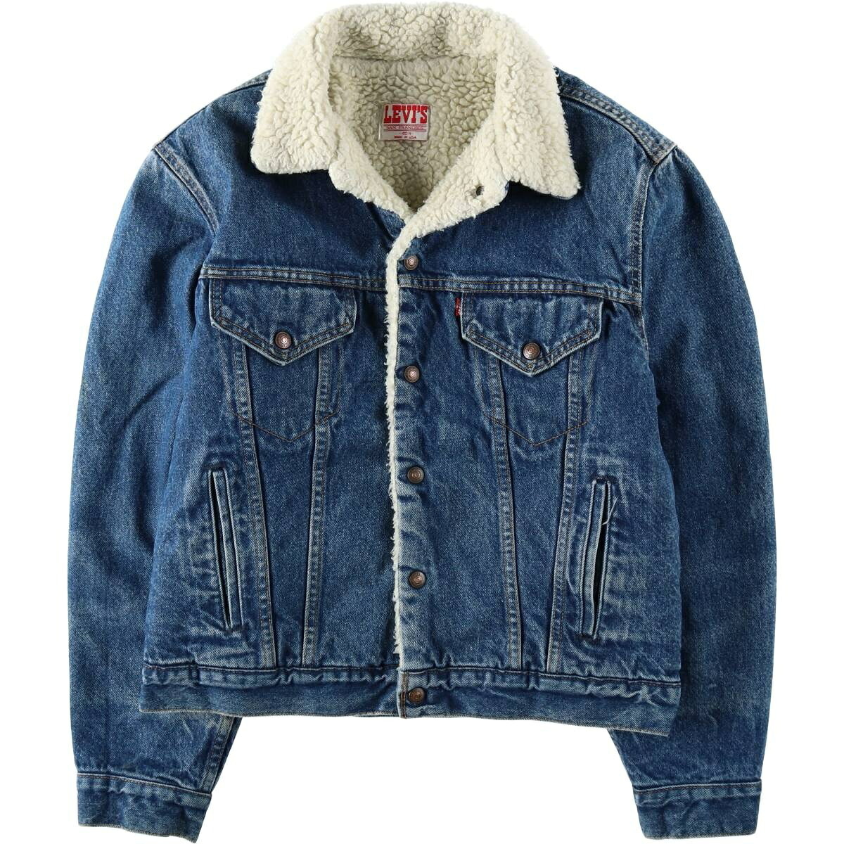 古着 80'S~ リーバイス Levi's デニムボアジャケット USA製 メンズM相当 /eaa632455 【中古】 【260411】|古着屋JAM