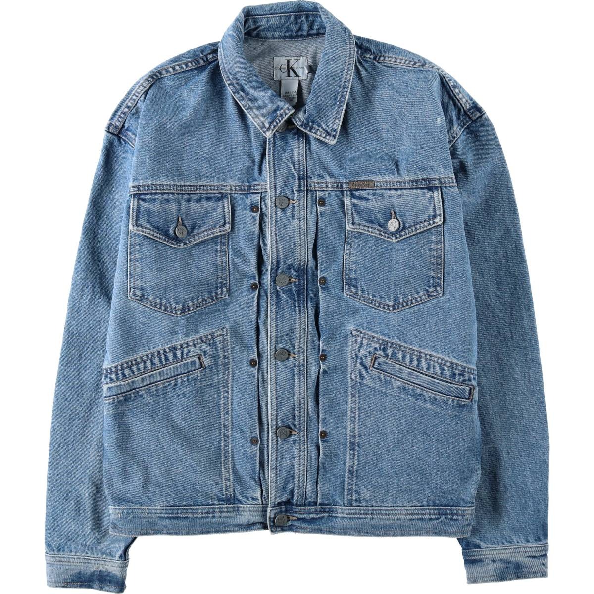 古着 90'S カルバンクライン Calvin klein デニムジャケット Gジャン USA製 メンズM相当 ヴィンテージ /eaa632503 【中古】 【260416】 【GR-NV】|古着屋JAM