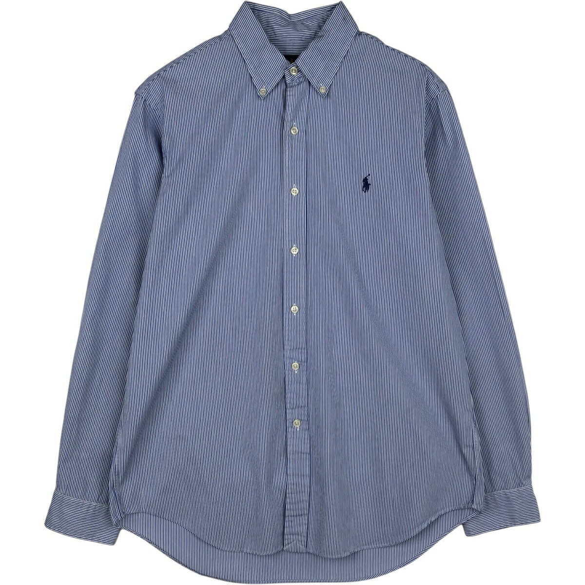 古着 ラルフローレン Ralph Lauren 長袖 ボタンダウンストライプシャツ メンズM相当 /eaa632580 【中古】 【260412】