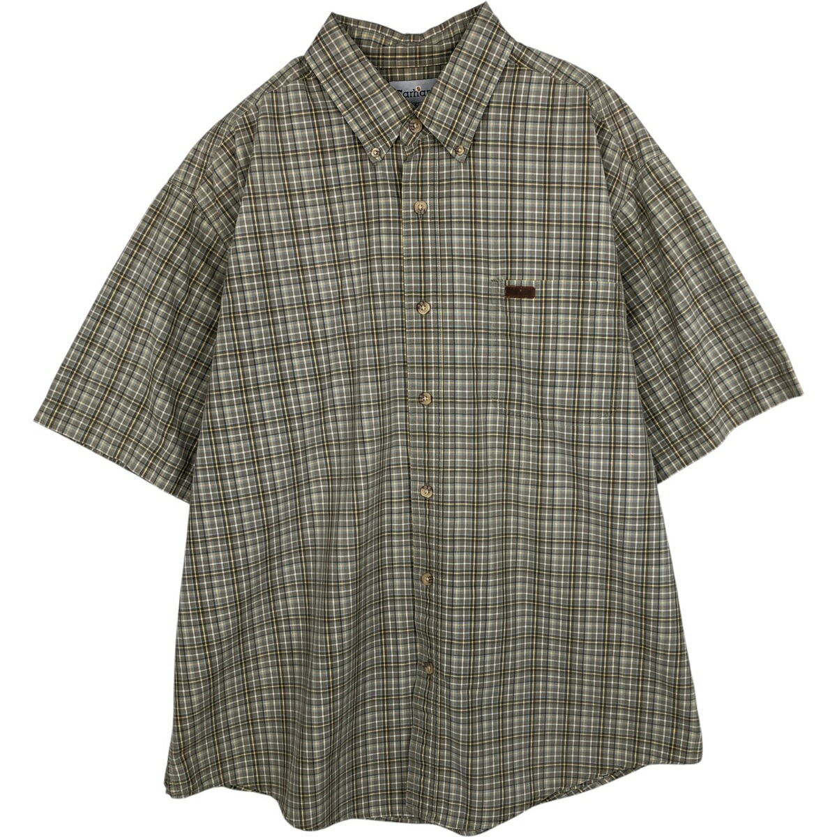 古着 カーハート Carhartt チェック柄 ボタンダウン 半袖 ワークシャツ メンズXL相当 /eaa632758 【中古】 【260412】 4,928円