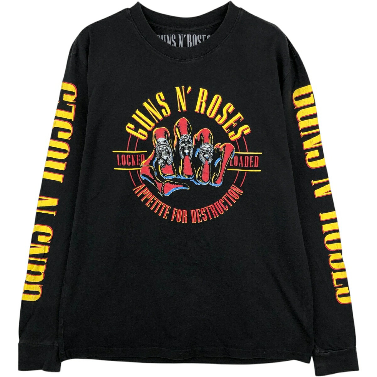 古着 GUNS N' ROSES ガンズアンドローゼズ ロンT バンドTシャツ バンT メンズM相当 /eaa632805 【中古】 【260411】
