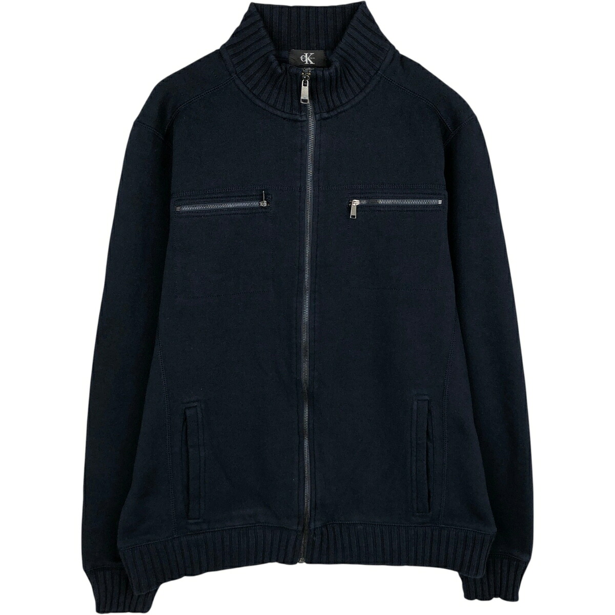 古着 90~00'S カルバンクライン Calvin klein フルジップスウェットシャツ トレーナー メンズL相当 /eaa633004 【中古】 【260412】