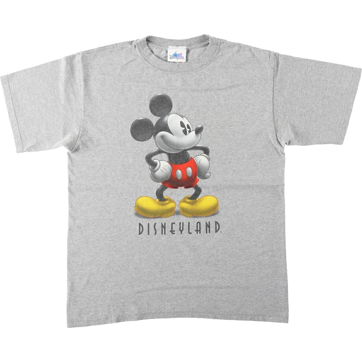 古着 DISNEYLAND ディズニーランド MICKEY MOUSE ミッキーマウス キャラクタープリントTシャツ USA製 メンズM相当 /eaa633411 【中古】 【260412】