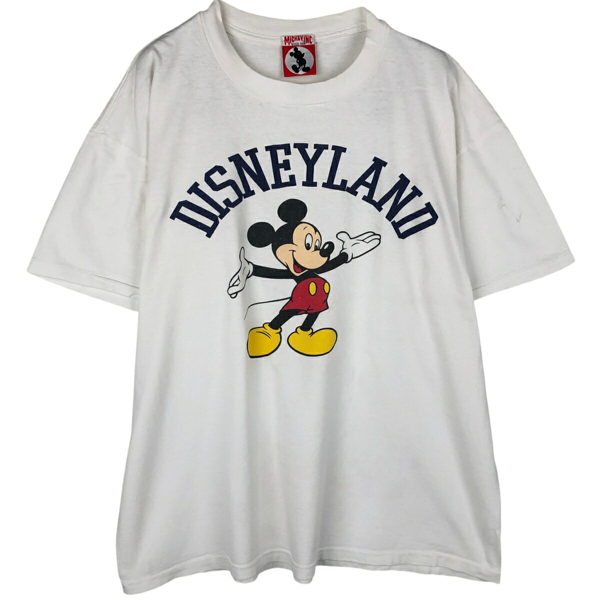 古着 90'S MICKEY,INC MICKEY MOUSE ミッキーマウス キャラクタープリントTシャツ USA製 メンズXL相当 ヴィンテージ /eaa633419 【中古】 【260412】