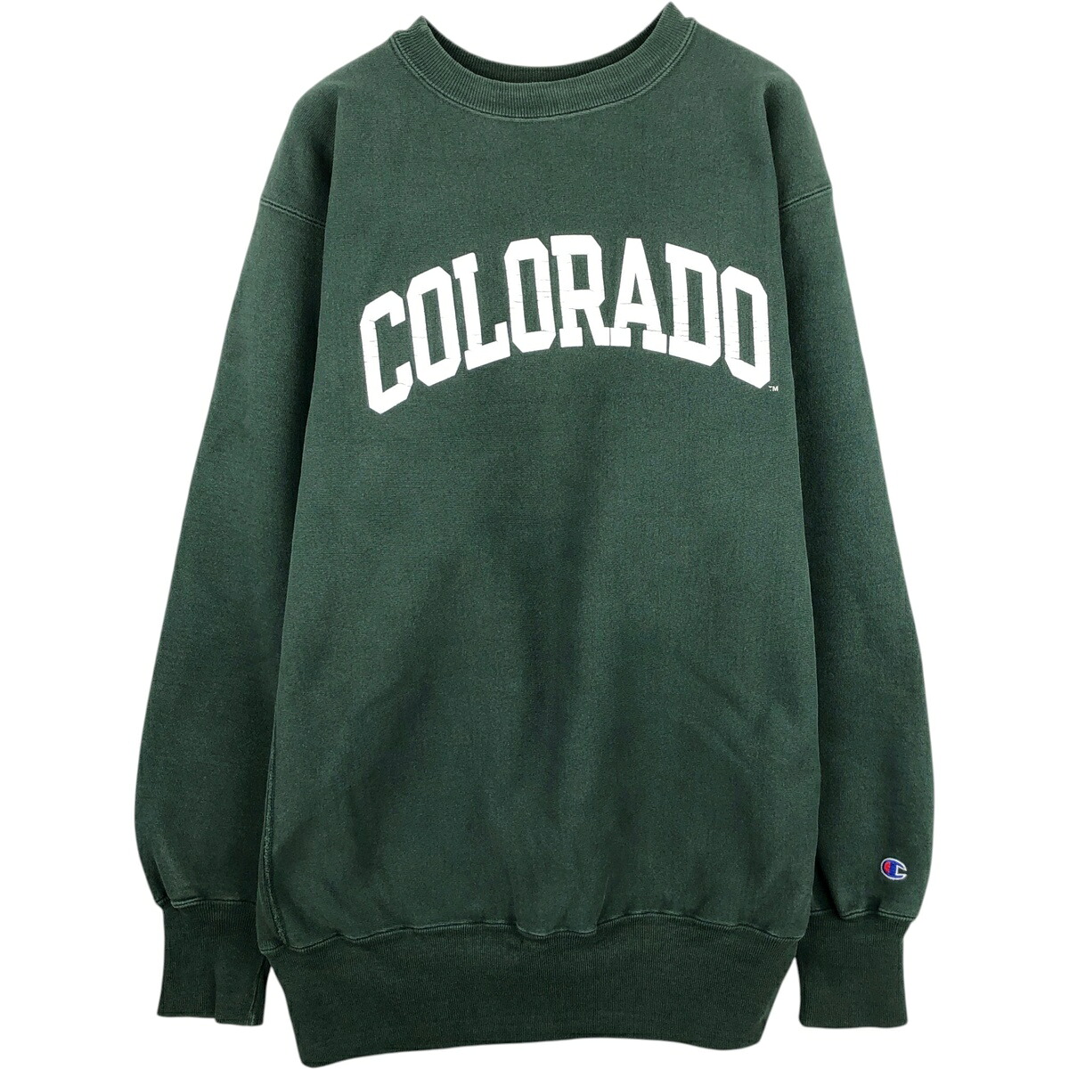 古着 90'S チャンピオン Champion REVERSE WEAVE リバースウィーブ 刺繍タグ カレッジスウェットシャツ トレーナー USA製 メンズXXL相当 ヴィンテージ /eaa633776 【中古】 【260418】
