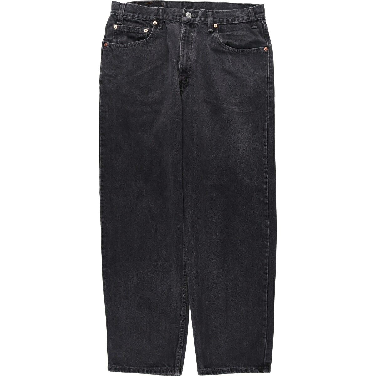 古着 90'S リーバイス Levi's 550 RELAXED FIT ブラックデニム テーパードデニムパンツ カナダ製 メンズw34相当 ヴィンテージ /eaa633930 【中古】 【260413】