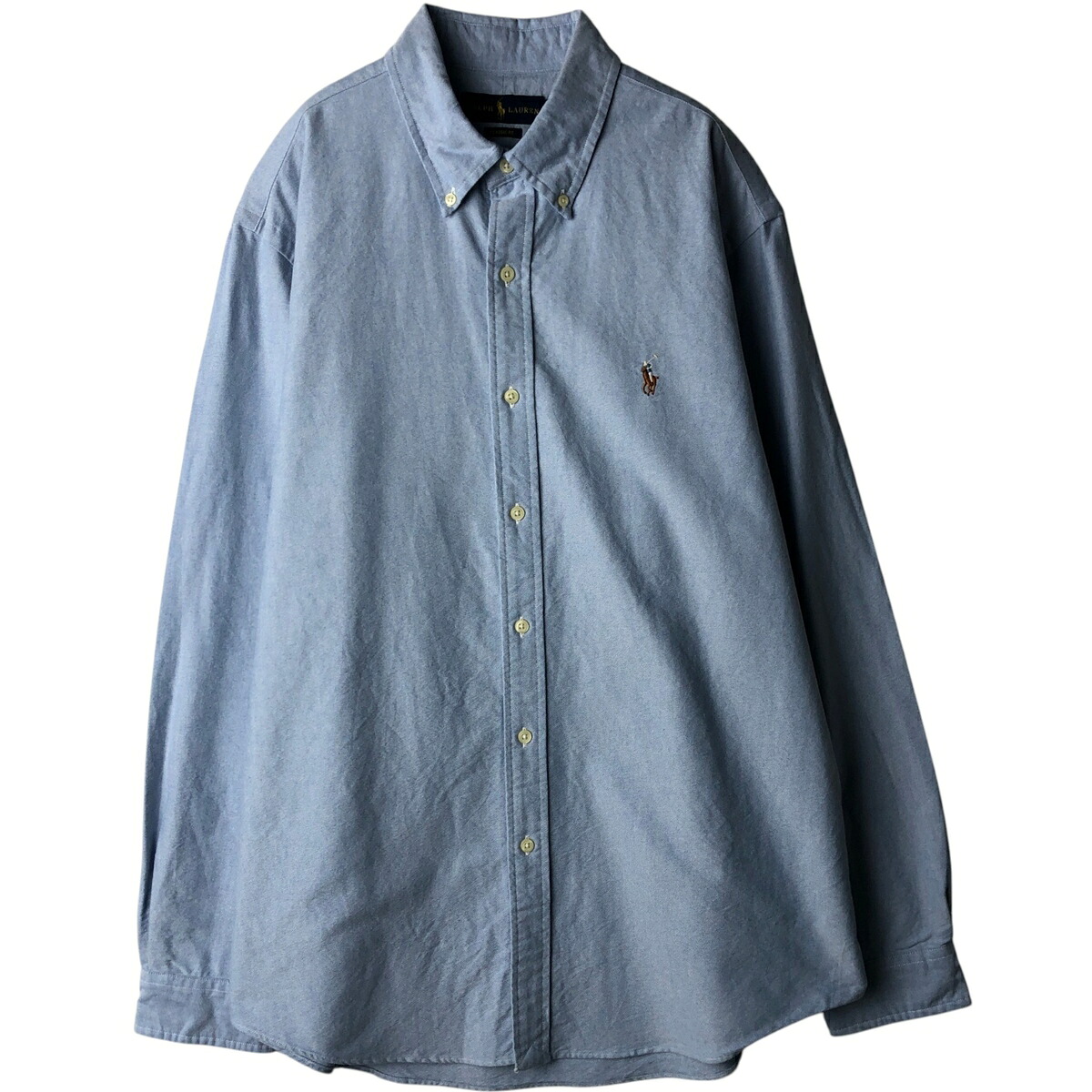 古着 ラルフローレン Ralph Lauren CLASSIC FIT 長袖 ボタンダウンシャツ メンズL相当 /eaa634423 【中古】 【260419】