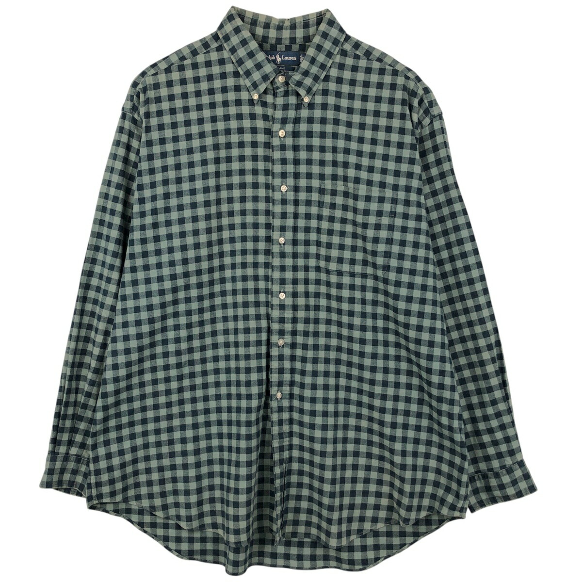 古着 ラルフローレン Ralph Lauren BLAKE 長袖 ボタンダウンチェックシャツ メンズXXL相当 /eaa634496 【中古】 【260419】