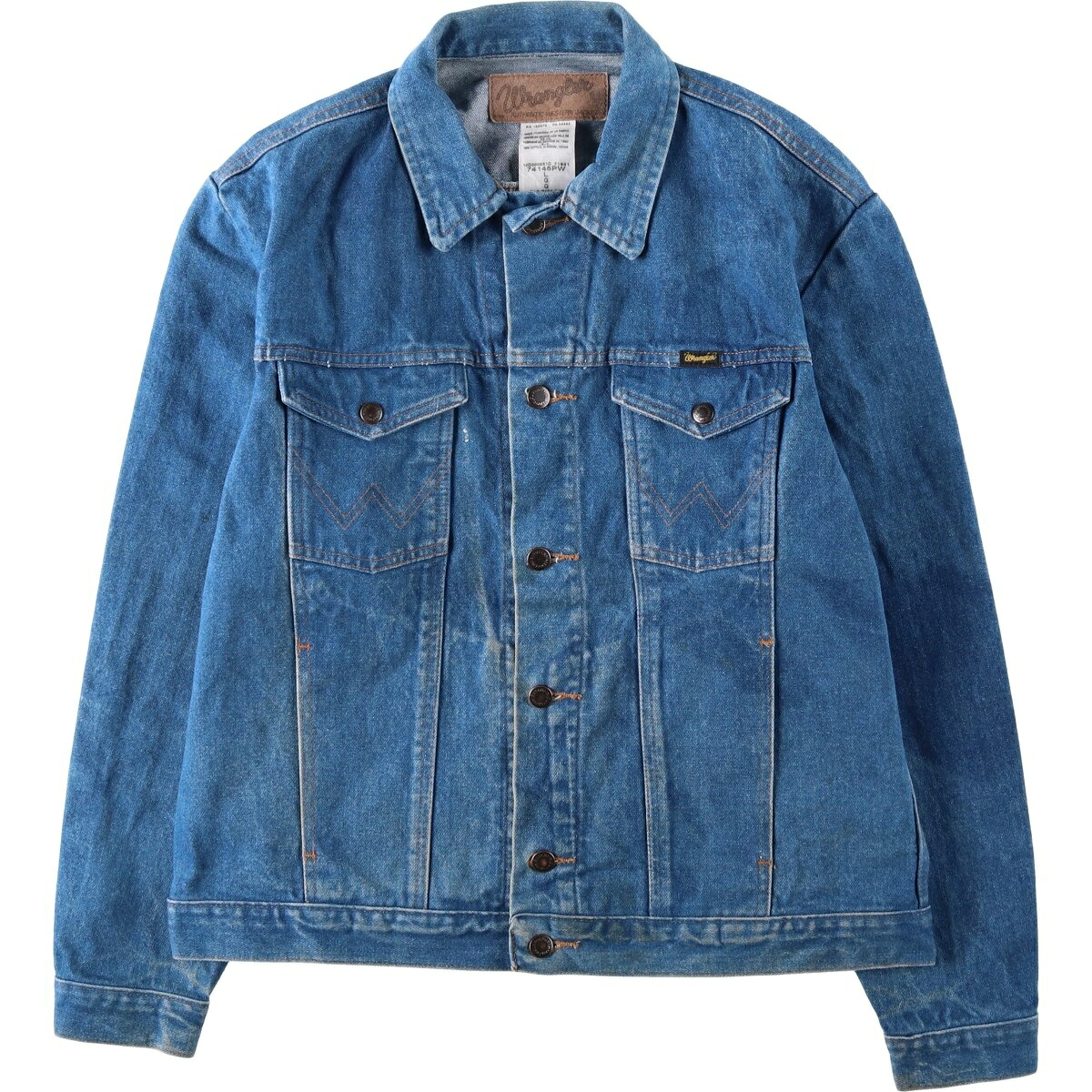 古着 ラングラー Wrangler デニムジャケット Gジャン メンズL相当 /eaa634641 【中古】 【260418】