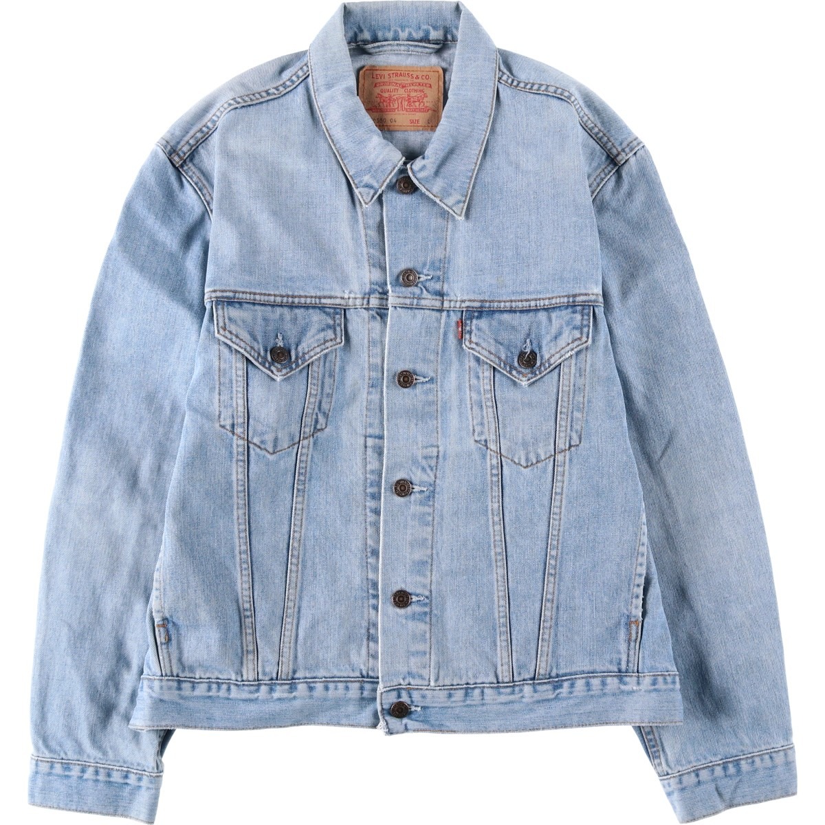 古着 00'S リーバイス Levi's 70550-0476 ユーロモデル デニムジャケット Gジャン メンズL相当 /eaa634689 【中古】 【260425】|古着屋JAM
