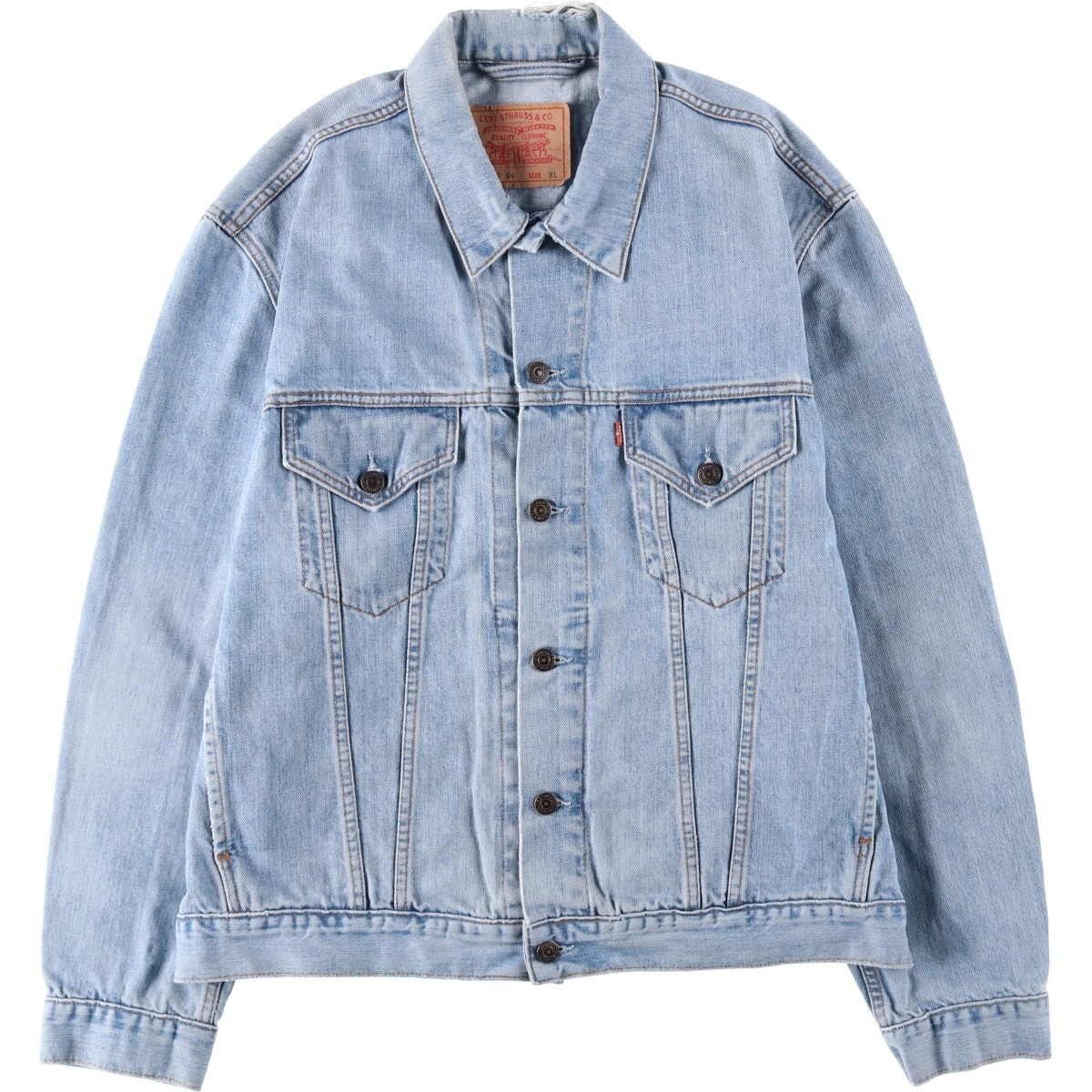 古着 00'S リーバイス Levi's 70550-0476 ユーロモデル デニムジャケット Gジャン メンズXL相当 /eaa634693 【中古】 【260425】|古着屋JAM